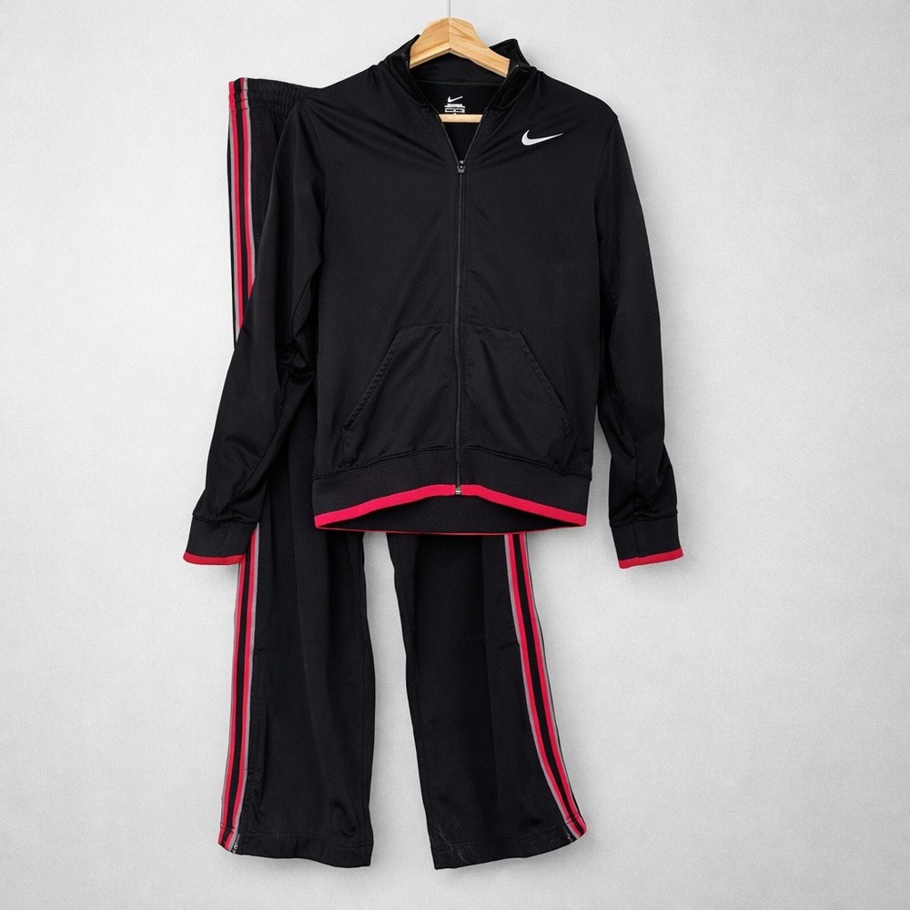 Nike Vintage 2010 Y2L Poly Knit Tracksuit Set Warm Up Set Small